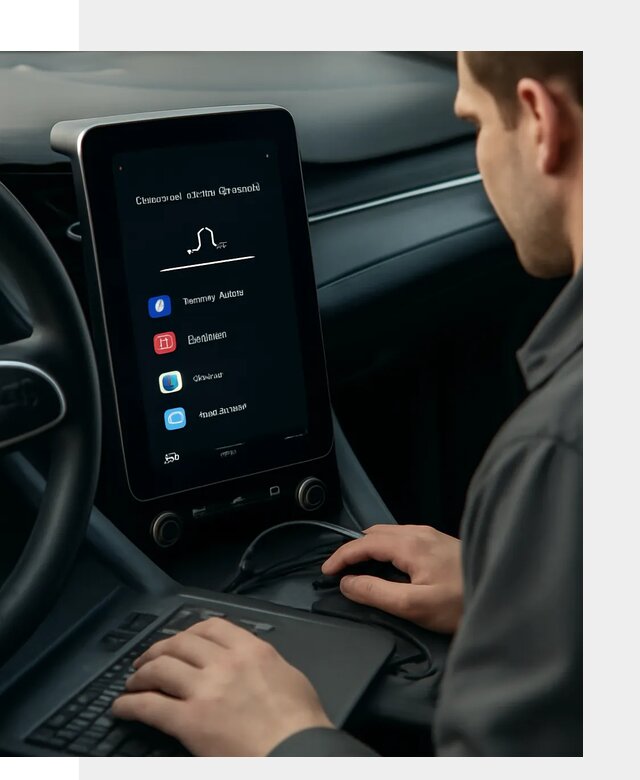 Установка приложений Lynk Co на автомобиль в Архангельске